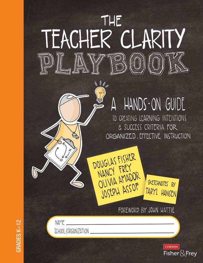 Corwin Press The Teacher Clarity Playbook, Grades K-12 2024245